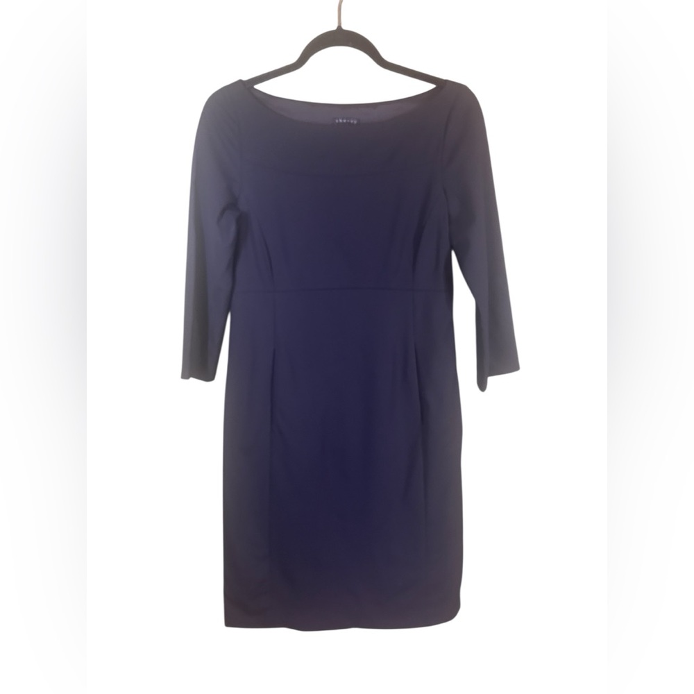 Theory black Lazaro one pocket dress woman size 6 minimalist quiet luxury